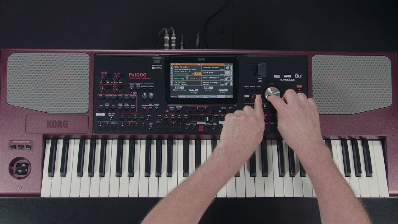 KORG Pa1000 - manuel vidéo - introduction et navigation (La Boite Noire)