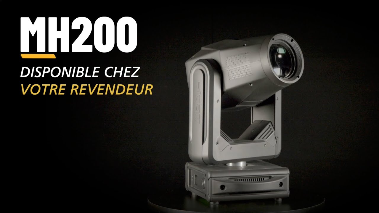 MH200 - Lyre hybride Wash / Spot / Beam 200W LED - ALGAM LIGHTING - FR