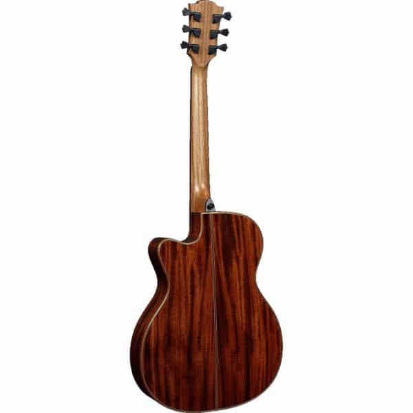 Guitare acoustique folk électro Lag T118ASCE Auditorium Slim Brown Shadow