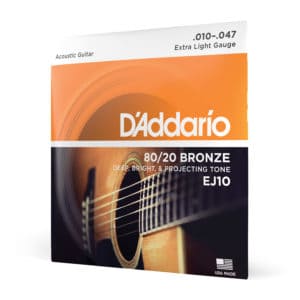D'Addario EJ10 80/20 Bronze Extra Light 10-47