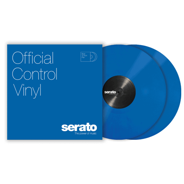 Serato Vinyl Control Tone Bleu (Paire)