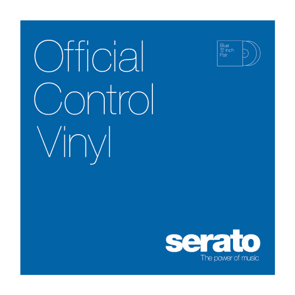 Serato Vinyl Control Tone Bleu (Paire) – Image 3