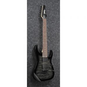 Guitare électrique 7 cordes Ibanez GRG7221QA Transparent Black Sunburst - FOTELEC