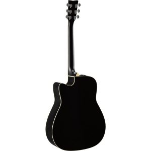 Guitare Acoustique Folk Electro-Acoustique Yamaha FGX820C Black