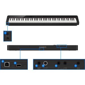 Piano numérique Casio PX-S1100 Noir