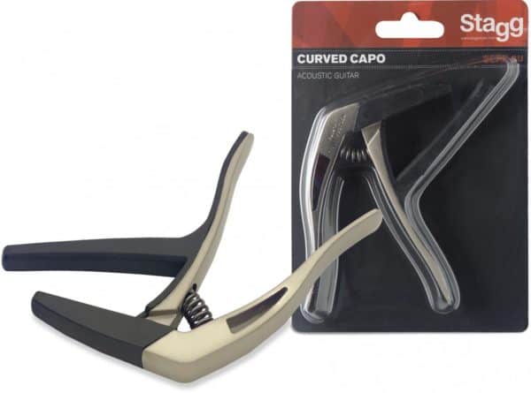 Stagg Capodastre Guit Acoustique Beige