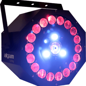Effet LED 3 x 18W 3 en 1 avec laser Algam Lighting SUNFLOWER
