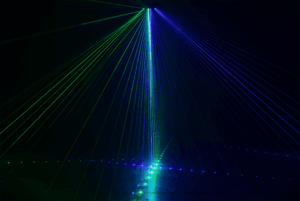 Laser d'animation 6 faisceaux 260mW RGB Algam Lighting SPECTRUM SIX RGB