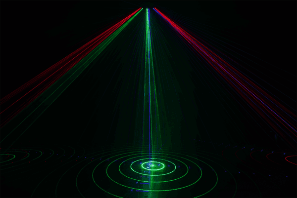 Laser d'animation 6 faisceaux 260mW RGB Algam Lighting SPECTRUM SIX RGB