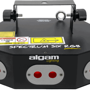Laser d'animation 6 faisceaux 260mW RGB Algam Lighting SPECTRUM SIX RGB
