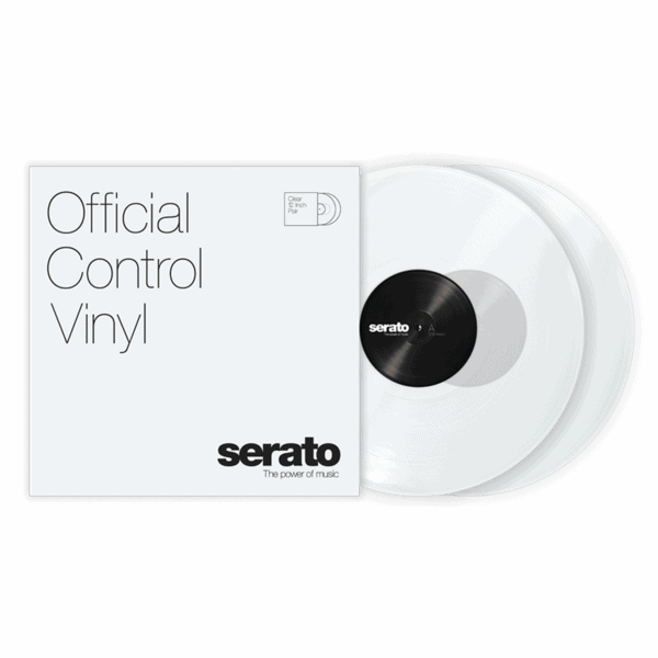 Serato Vinyl Control Tone Transparent 12" (Paire)