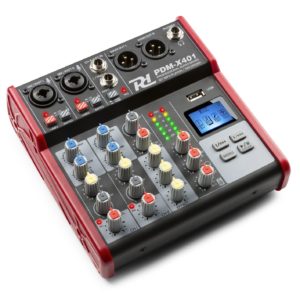 Table de mixage 4 canaux, USB/MP3/BT Power Dynamics PDM-X401
