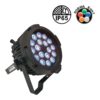 Par Slim 18 Leds de 10W 5-en-1 (angle 40°) Power Lighting PAR SLIM 18x10W IP65 PENTA40