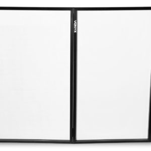 Vonyx Ecran DJ dépliable 120 x 70 blanc (4 panneaux) - DB2