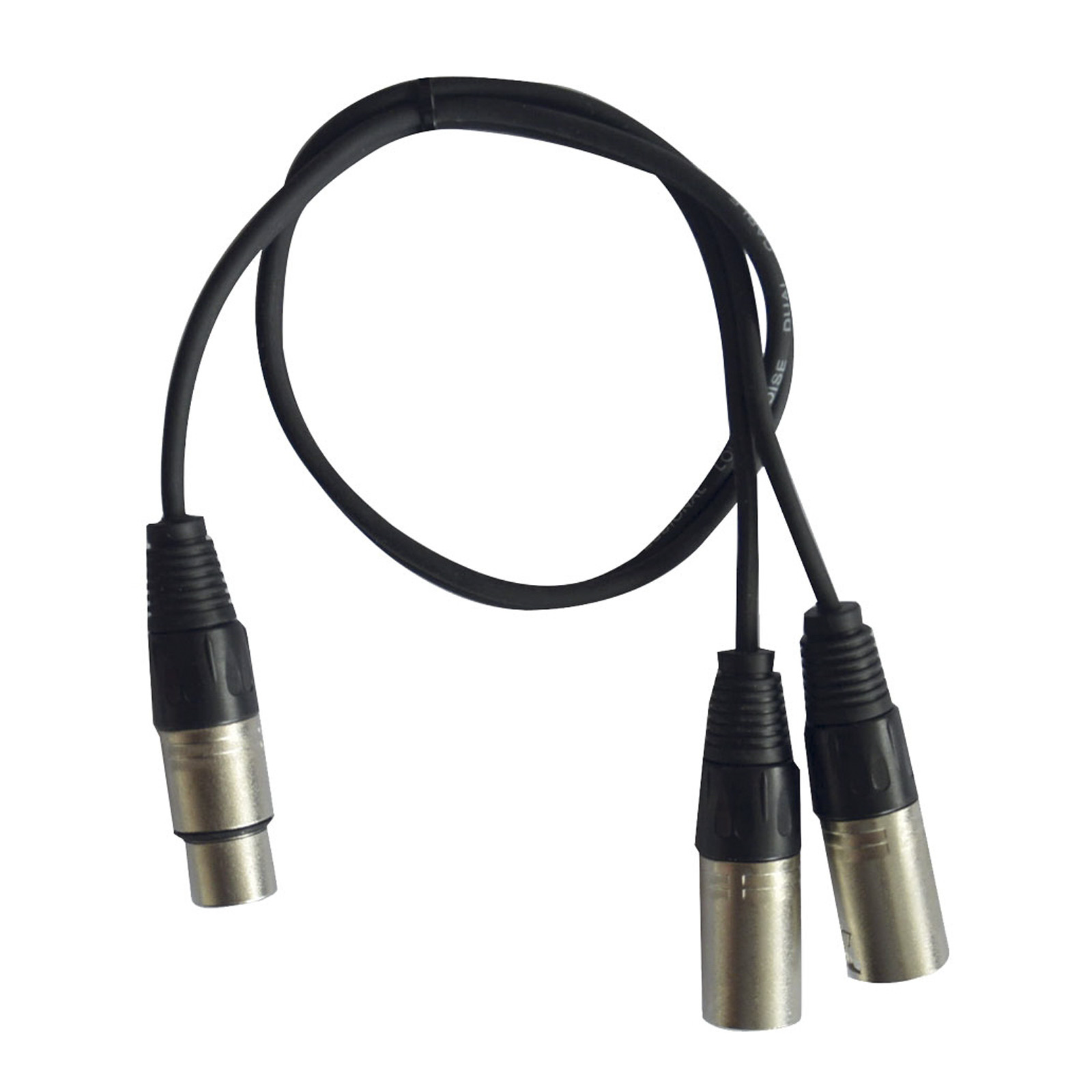 Lot De 6 Câbles XLR 3 Broches - 2 Mètres - Mâle Vers Femelle - Pour Micro, Table De Mixage, Enceintes