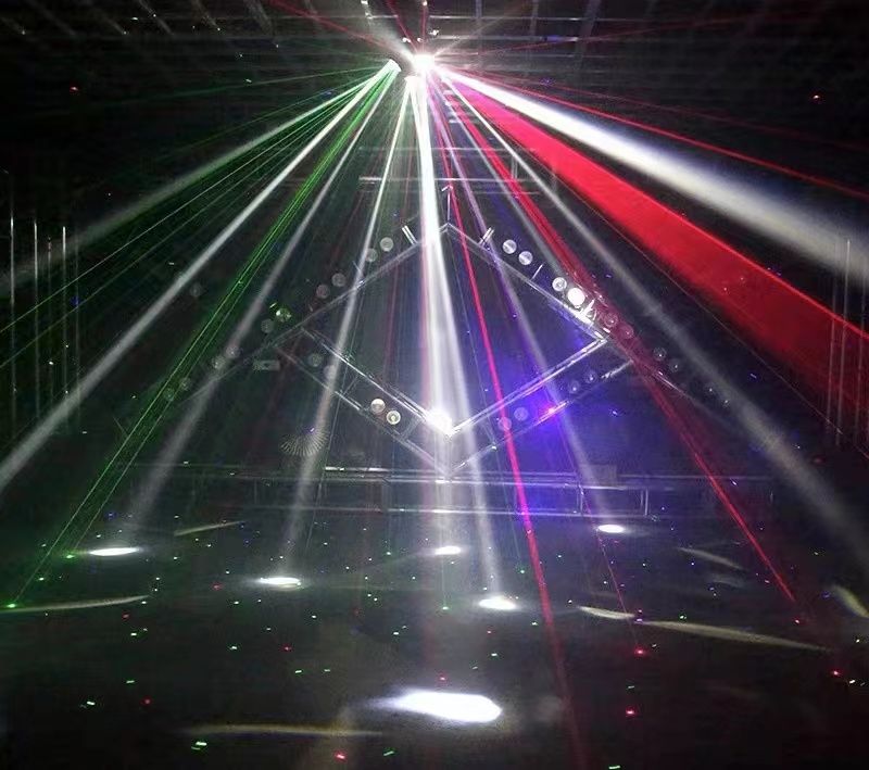 Lumière laser LED - Lumière noire - UV - BATTERIE - Stroboscope - Lasers -  Disco