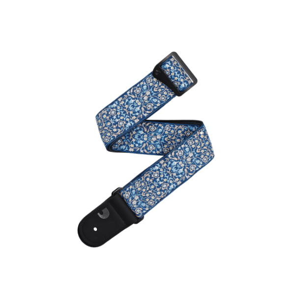 D'Addario Sangle tissée Eco-Comfort Persian bleu