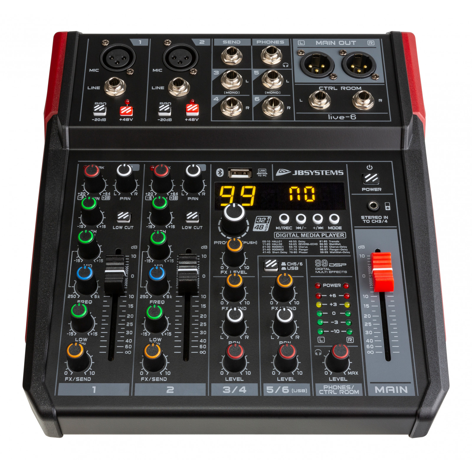 Table de mixage JB Systems LIVE-6