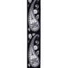 D'Addario Sangle Guitare avec boucle pivotante Joe Satriani Black Paisley 50JSSV17