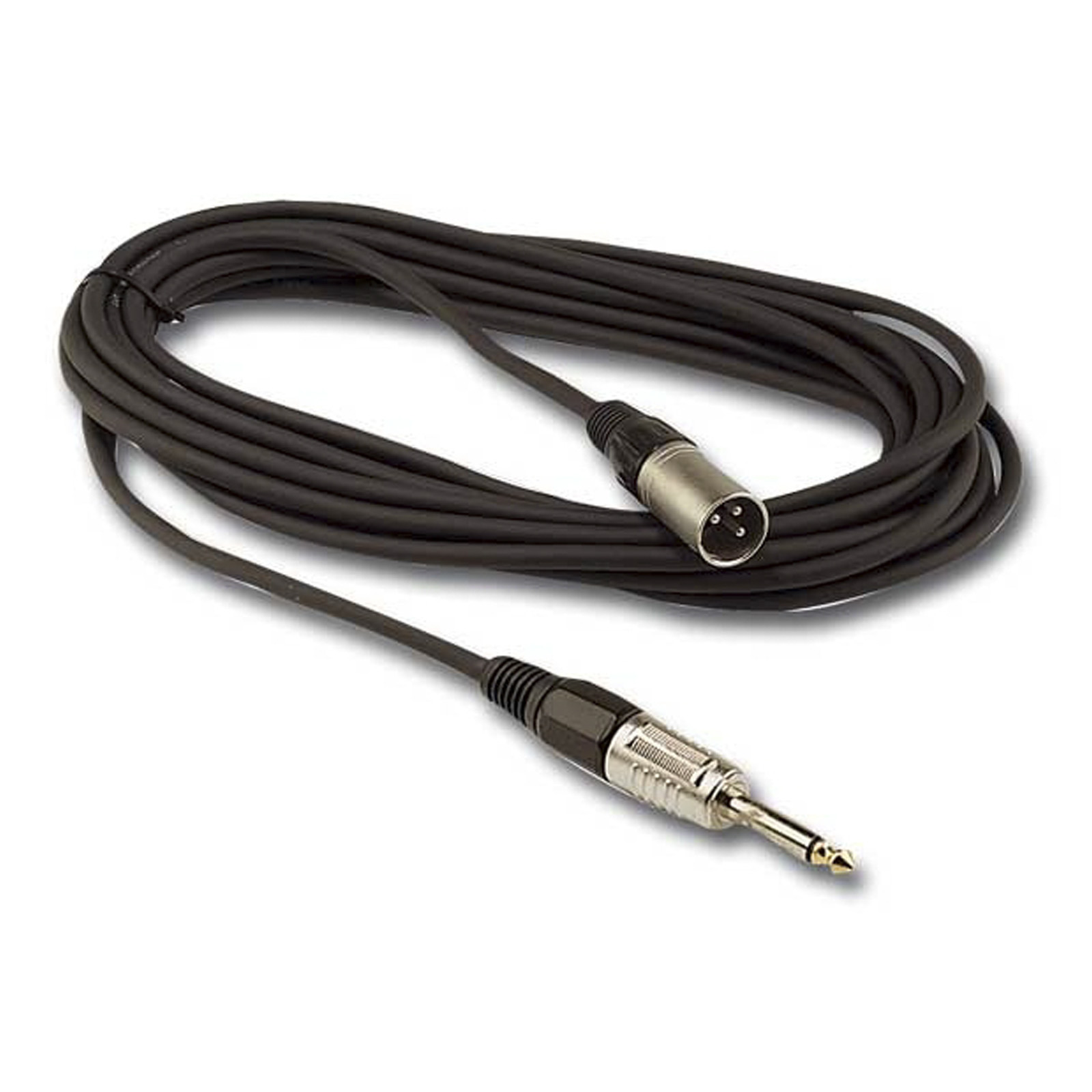 Câble Jack 6.35 Mâle Male Guitare / Sono Audio 6m mono (vendeur