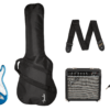 Squier Affinity Series Strat HSS Pack MN Lake Placid Blue + Frontman 15G