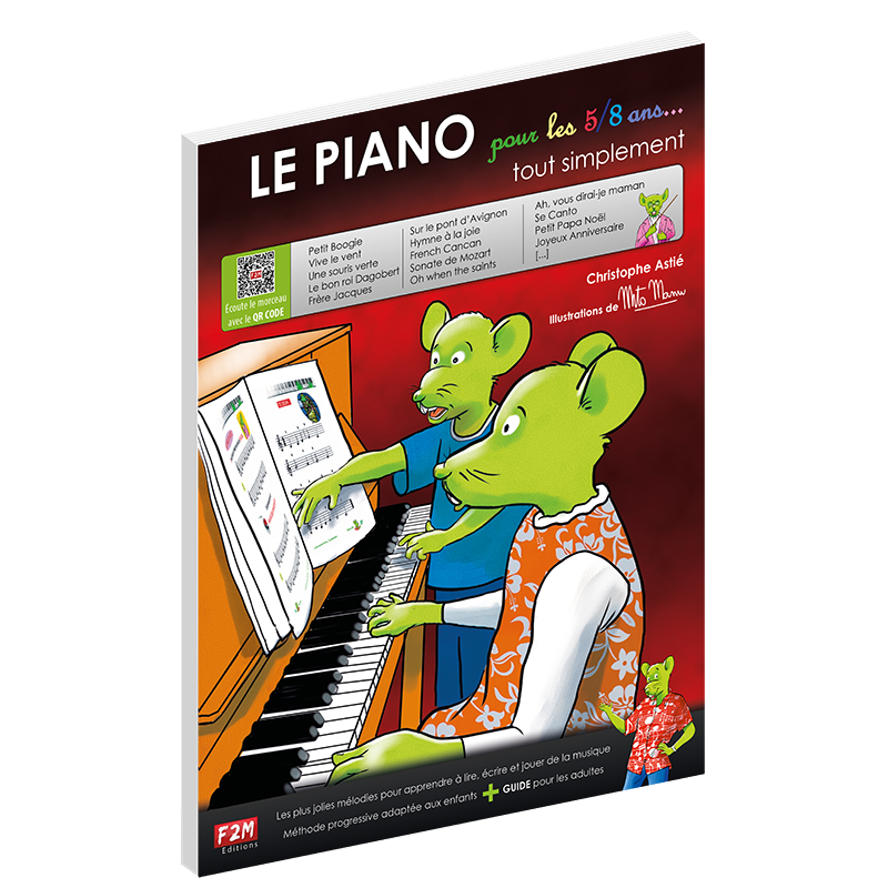 Le p'tit coup de pouce : mon premier piano : méthode enfant