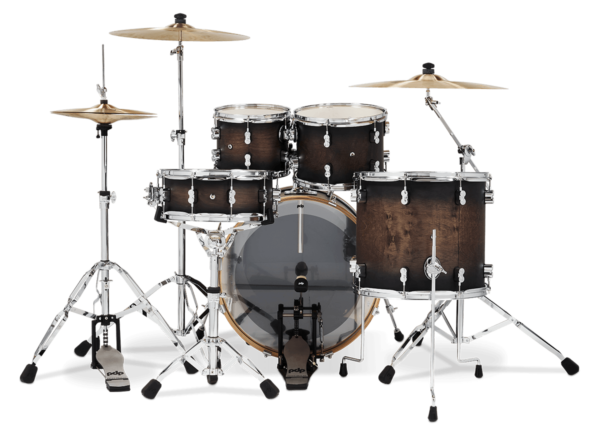 PDP Shellset Concept Maple 22" Satin Charcoal Burst – Image 2