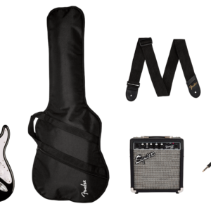 Squier Pack Sonic Strat Noir + Frontman 10G