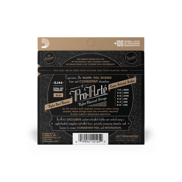 D'Addario EJ44 Pro-Arté Nylon Extra Hard Tension – Image 2