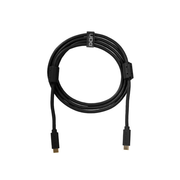 UDG Cable UDG USB 3.2 C-C Noir Droit 1,5m U99001BL – Image 2