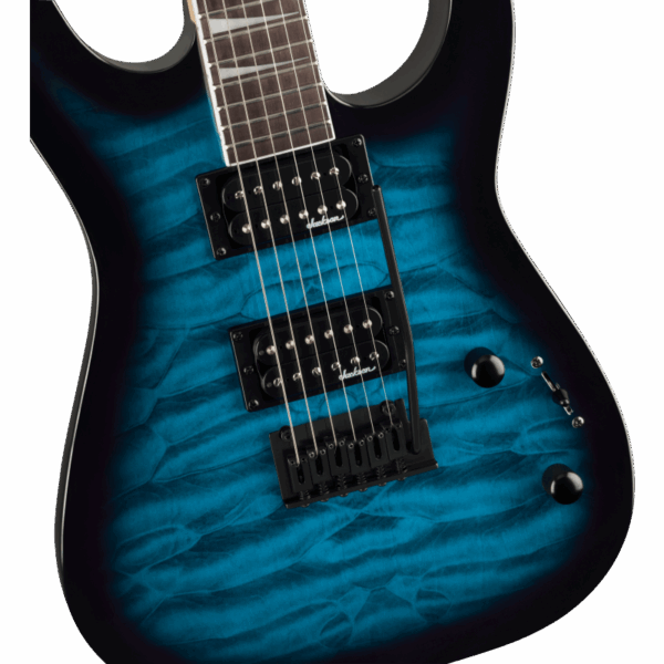 Jackson JS Series Dinky JS20 DKQ 2PT Transparent Blue Burst – Image 3