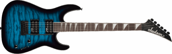 Jackson JS Series Dinky JS20 DKQ 2PT Transparent Blue Burst