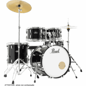 Pearl Roadshow Fusion 20" 5 fûts Jet Black RSS505CC-31