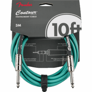 Fender Câble jack / jack  Contour Sherwood Green 3m