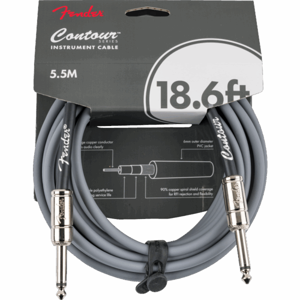 Fender Câble jack / jack  Contour Inca Silver 5.5m