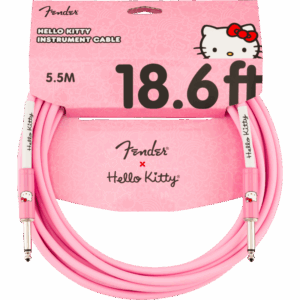 Fender x Hello Kitty Câble jack / jack Pink Original 5.5m