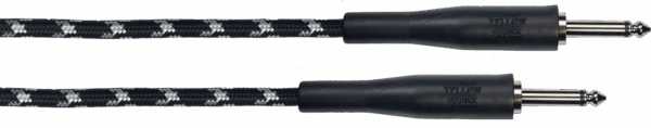 Yellow Cable Jack/Jack gaine tressée gris/noir 6m G66DG
