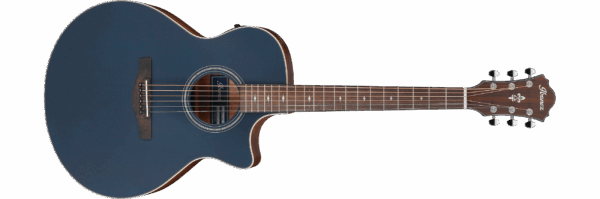 Ibanez AE100 Dark Tide Blue Flat