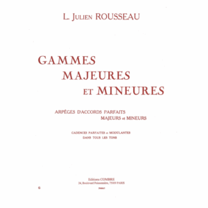 Gammes majeures et mineures - Rousseau
