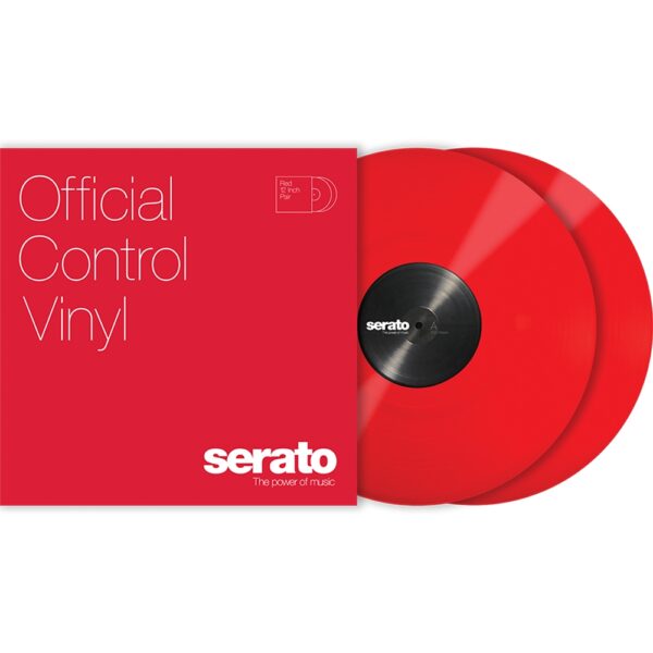 Serato Vinyl Control Rouge 12" (Paire)