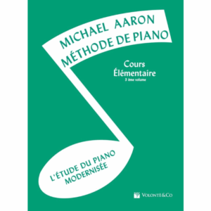 Méthode de Piano Cours Élémentaire Vol.3 - Aaron