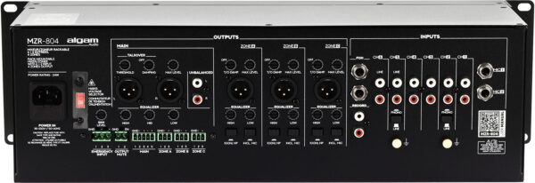 Algam Audio Mixeur Zoneur MZR 804 – Image 2