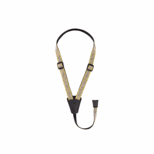 D'Addario Sangles Cradle pour ukulélé Paisley jaune/mauve 19UKE06