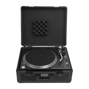 UDG UDG Ultimate Pick Foam Flight Case Multi Format Turntable Black U93016BL