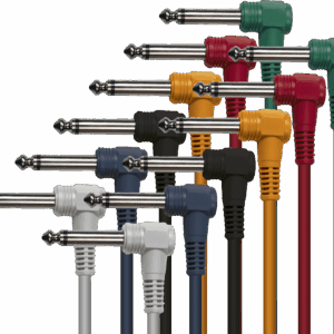 Yellow Cable Patch Coudé mono/coudé mono 30 cm (x6) P030C-6