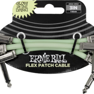 Ernie Ball Cable Patch Coudé 7.5cm (x3) 6474