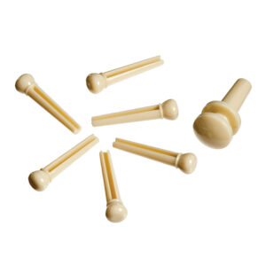 D'Addario Jeu de vis de chevalet plastique ivoire PWPS11