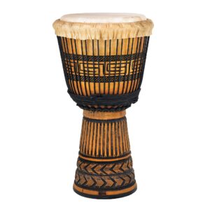 Terre Black Deepcarved Djembe 65cm 38240504