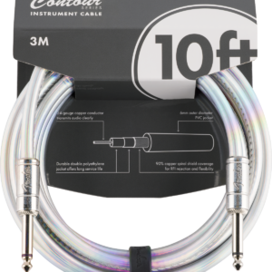 Fender Câble jack / jack Contour Iridescent 3m