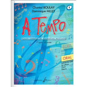 A tempo : oral. Volume 4 - Chantal BOULAY, Dominique MILLET